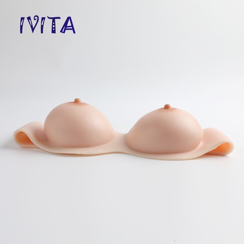 IVITA F Cup Silicona Travesti Formas de Pechos Bandeau Pechos Falsos - Imagen 7 de 12