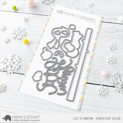 Mama Elephant, Creative Cuts/ Stanzschablone, Let it Snow