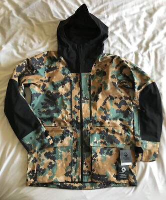 The North Face A-CAD Jacket Timber Tan Digi Topo Print Camo