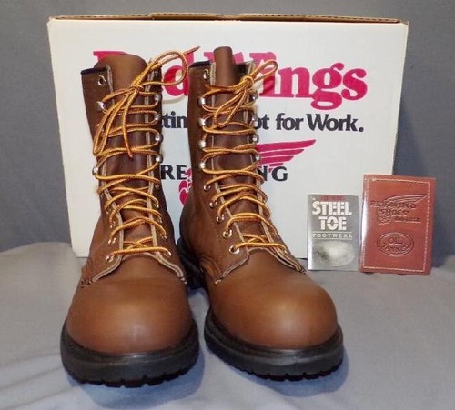 RED WING HERITAGE? BOOTS SUPER SOLE #2233 NEW IN BOX MULTIPLE SIZES WIDTHS - 第 7/13 張圖片
