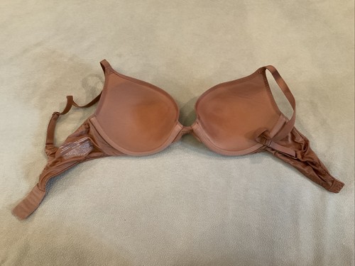 Reggiseno Victoria's Secret 32D Favoloso tuffo marrone ferretto pushup - Foto 3 di 5