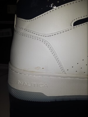NAUTICA OAKFORD/white/blue MENS SZ 11 HI TOP ATHELTIC NEW  display picture 2