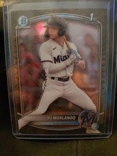 2025 Bowman - Chrome Prospects PJ Morlando #BCP-91 Reptilian Refractor (RC)