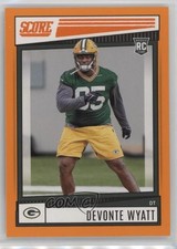 2022 Score Rookies Orange Devonte Wyatt #361 1e8j
