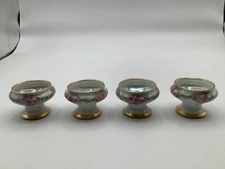 Set of 4 German Pedestal Open Salt Cellars