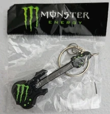 New Monster Energy Guitar Keychain 2025