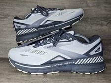 Brooks Adrenaline GTS 23 Gray 1103912ED065 Men's 12 (WIDE) Pre-loved NO BOX 