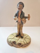 Capodimonte Figurine Depicting A Fisherman Or Streer Vendor