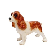 Vintage Large CooperCraft Liver And White Spaniel Ornament Figure (11)
