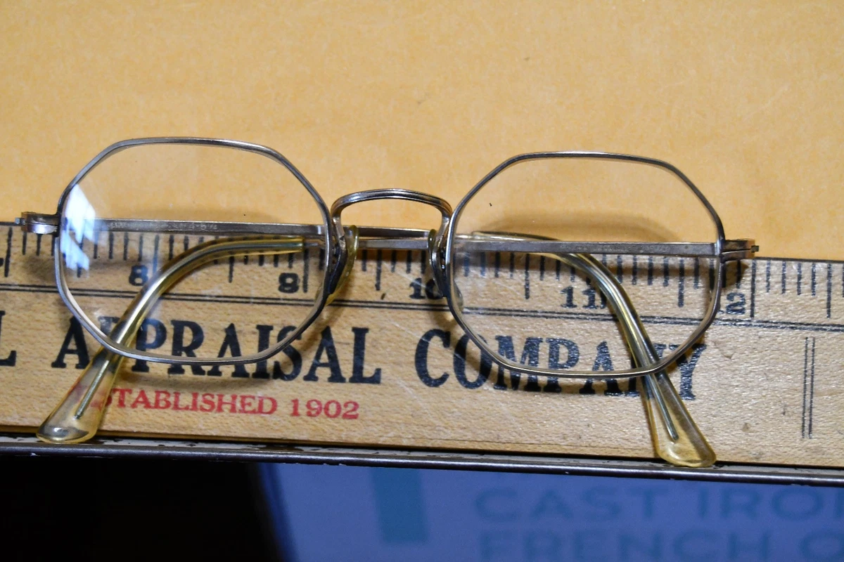 Arts & Crafts Gold Vintage Eyeglasses for sale | eBay