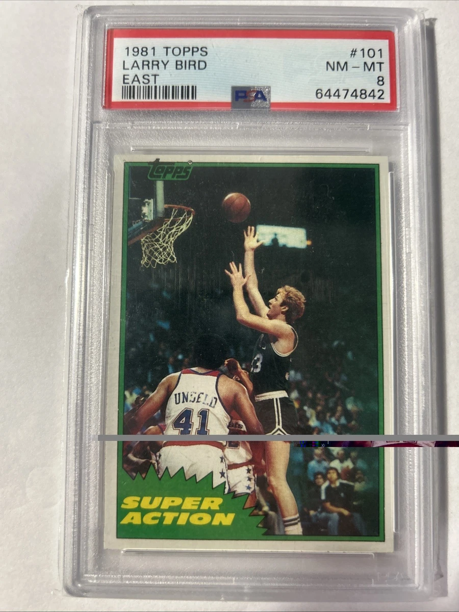 Topps Larry Bird 8 Graded Basketball Sports Trading Cards
