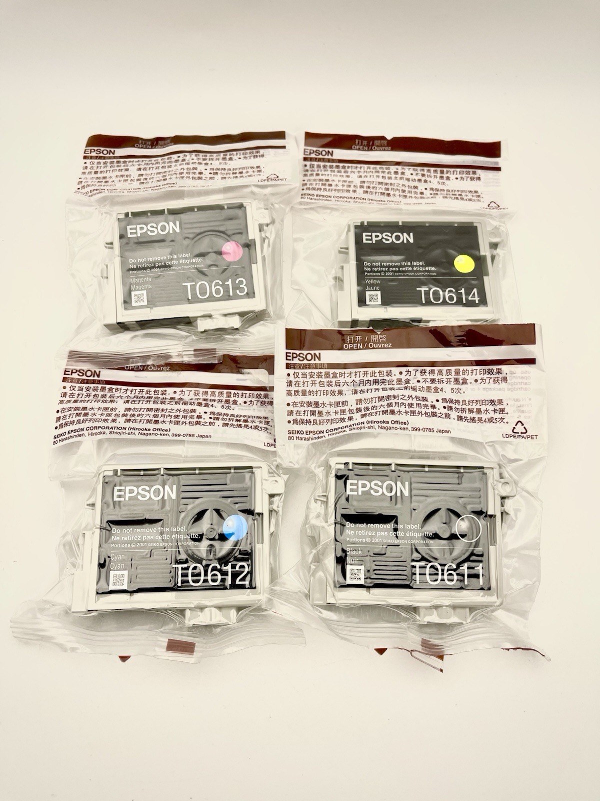 Epson Original T0715 Ink Cartridge Multipack BK/C/M/Y (C13T07154012) - Image 2