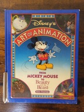 Disney's Art Of Animation Book By Bob Thomas Publisher Hyperion Hardcover As Is
