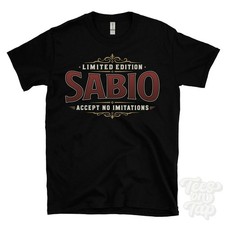 LIMITED EDITION SABIO - ACCEPT NO IMITATIONS T-SHIRT name surname gift