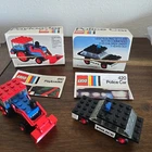 Lego 420 Police Car & 410 Payloader With Box Manual Police Car Missing 1 Piece