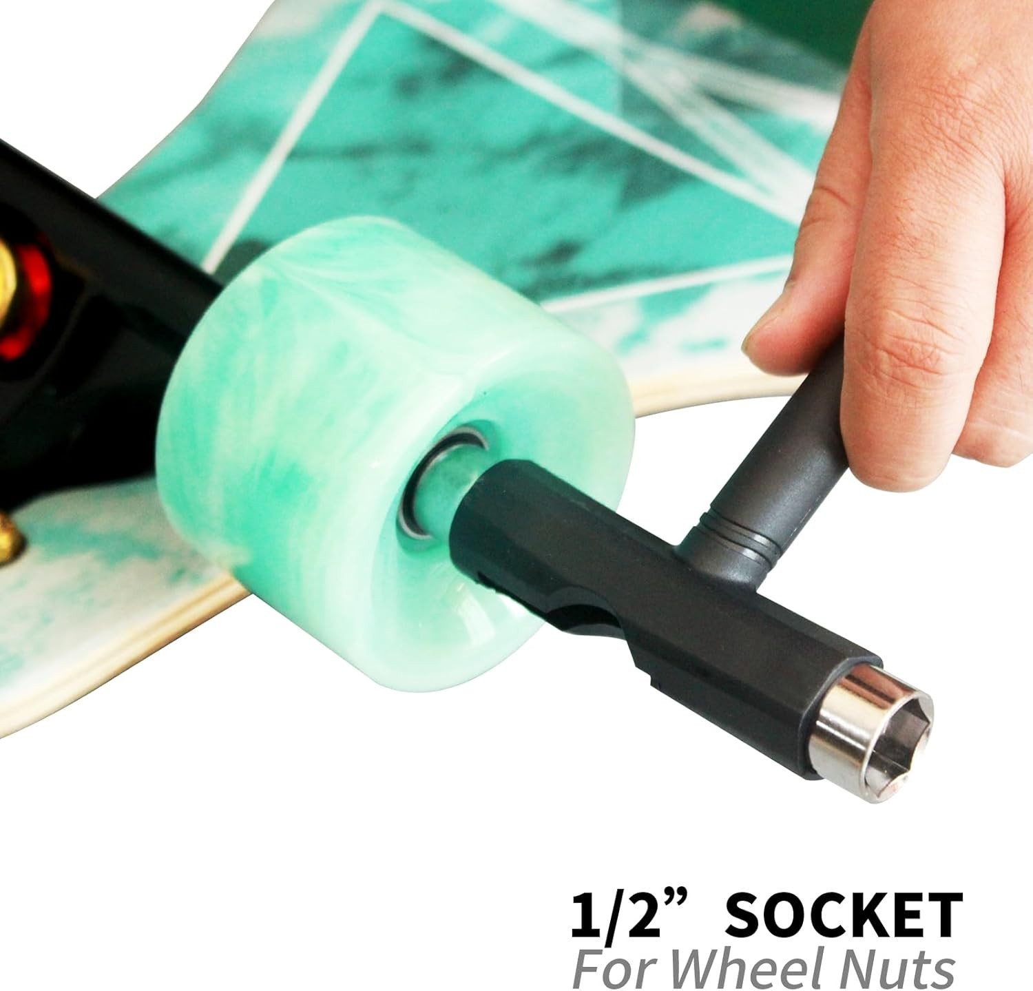 Skate Tool All-In-One, Skateboard Tool Roller Skate Tool T Tool for Skateboard,