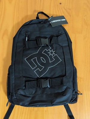 DC Shoes Skateboard Laptop Bag Skater School Backpack Black New NWT