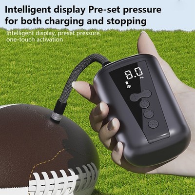 Mini Smart Ballpumpe Lithium Akku Luftpumpe für Basketball und Fußball 8000RMPrC