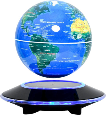 Levitating Globe 6''Weltkugel Mit Lampe Beleuchtung Perpetuum Mobile