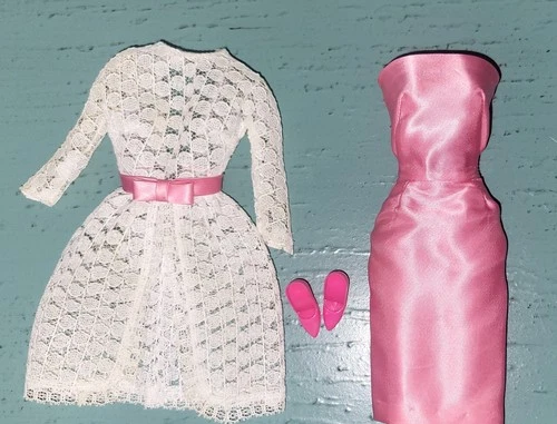 Vintage Barbie Garden Wedding Outfit #1658 Complete NO DOLL EXCELLENT!