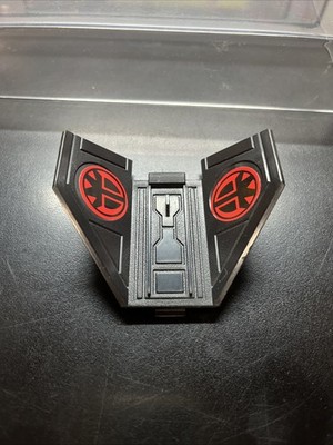 VINTAGE MATTEL CAPTAIN POWER PHANTOM STRIKER BATTERY COVER TAIL PIECE PART E3