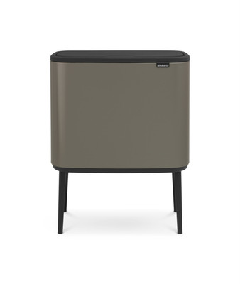 BRABANTIA Abfalleimer BO TOUCH BIN LBH 38x59x54 cm silber Mülleimer
