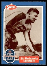 1988 SWELL FOOTBALL GREATS ALEX WOJCIECHOWICZ DETROIT LIONS #128