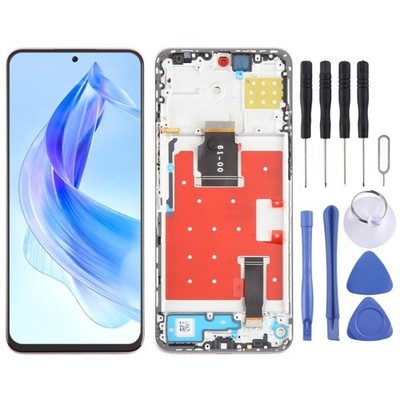 For Honor 90 Lite Lcd Screen Digitizer Full Assembly With Frame Gold