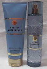 Bath  Body Works Fine Fragrance Mist  Ultimate Cream Set 2 SALTED SHORELINES