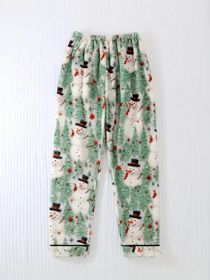 Juego de pijama de manga larga Jolly Snowman Magic estampado en 3D Foto 3 de 4