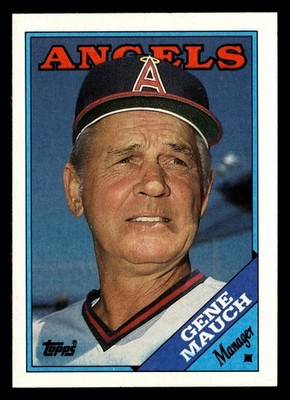 Gene Mauch 1988 Topps #774 California Angels Baseball *101