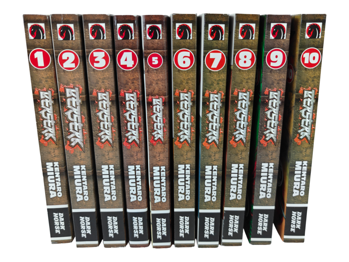 Berserk Kentaro Miura Dark Horse Manga SC/PB Vol. 1-10 Collection