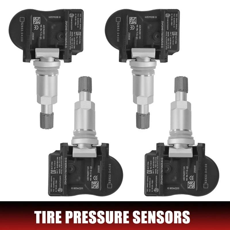 4Pcs Tire Pressure Monitoring Sensor TPMS 52933-D4100 For 2015~2021 Hyundai KIA - Image 2 of 4