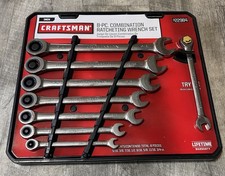 Craftsman 8 Piece Combination Ratcheting Wrench Set 516-34 Inch New Old Stock
