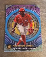 2022 Bowman Inception Armando Cruz Base #17 Washington Nationals 