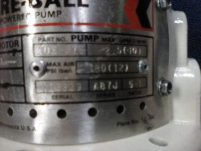 Industrial Auto Shop Refurbished Graco Fireball Grease Oil Pneumatic Pump 203876