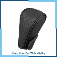 Shift Knob Cover Automatic Car Knob Gear Protector Decorative Black 1pc Shift Knob Cover Automatic Car Knob Gear Protector Decorative Black 1pc