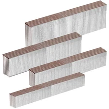 18 Gauge Galvanized Brad Nails Brown T-head 4 Sizes 4000-Pack (5/8"+3/4"+1"+1...