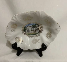 Liberty Home Lamont Iowa Souvenir Trinket Dish Made in Austria 6.5"