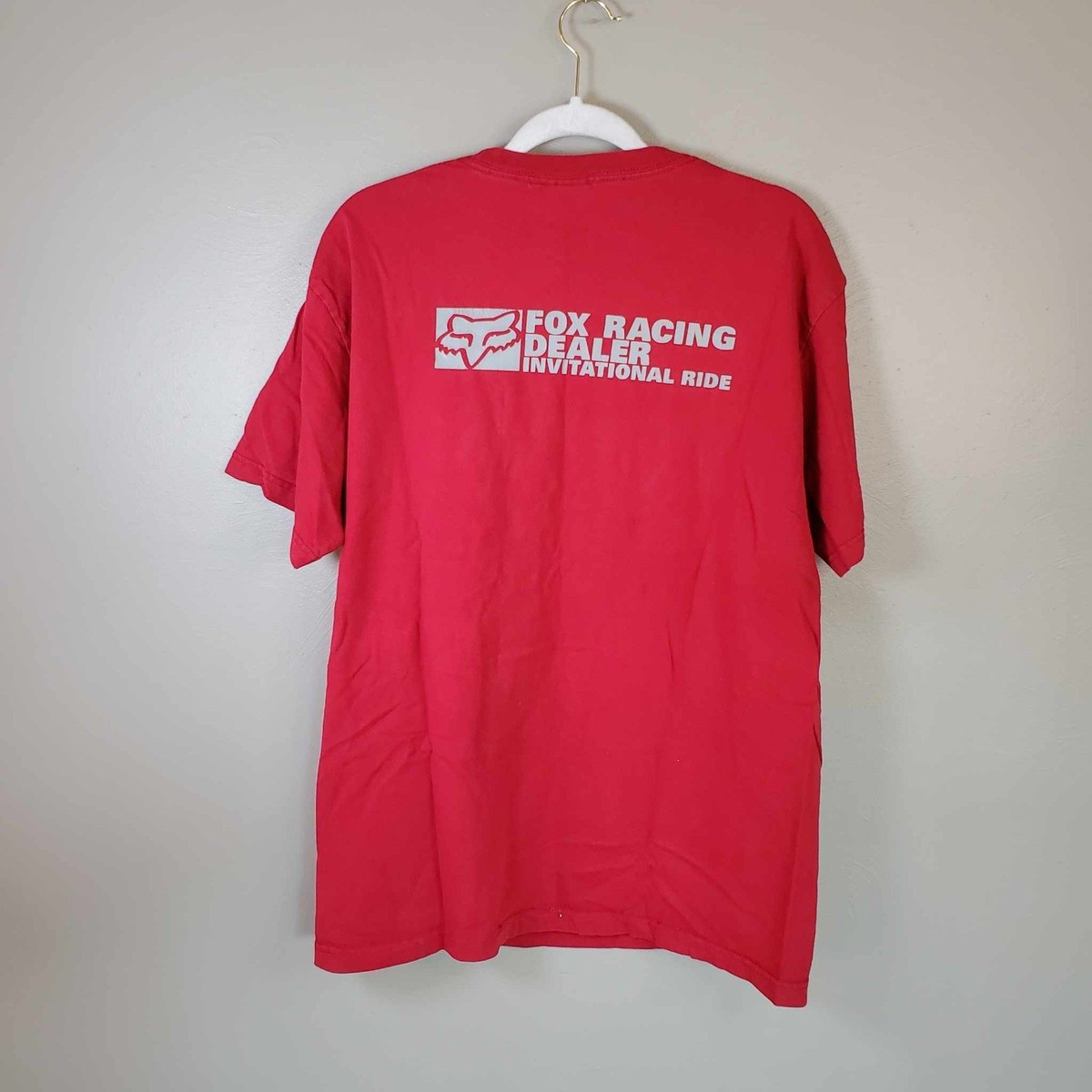 Vintage Fox Racing T Shirt Dealer Invitational Ride Adult Large L