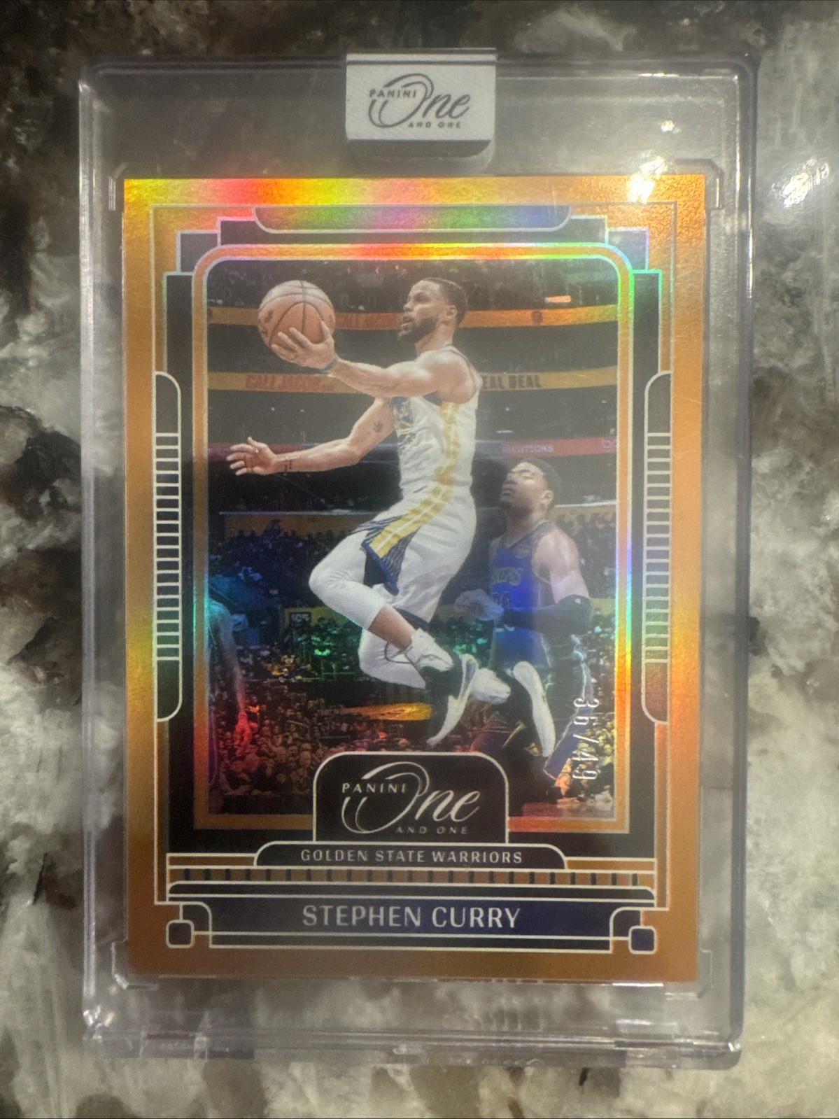 2024-25 Panini One And One Stephen Curry #74 Orange#36 /49
