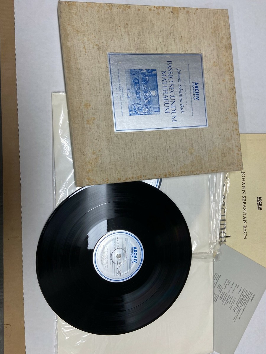 バッハ PASSIO SECUNDUM MATTHAEUM レコード4枚組 バッハ PASSIO SECUNDUM MATTHAEUM レコード4枚組 - メルカリ