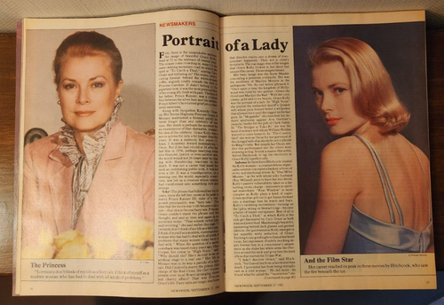 Newsweek Magazine September 27, 1982 Princess Grace Kelly Funeral - Picture 4 of 4