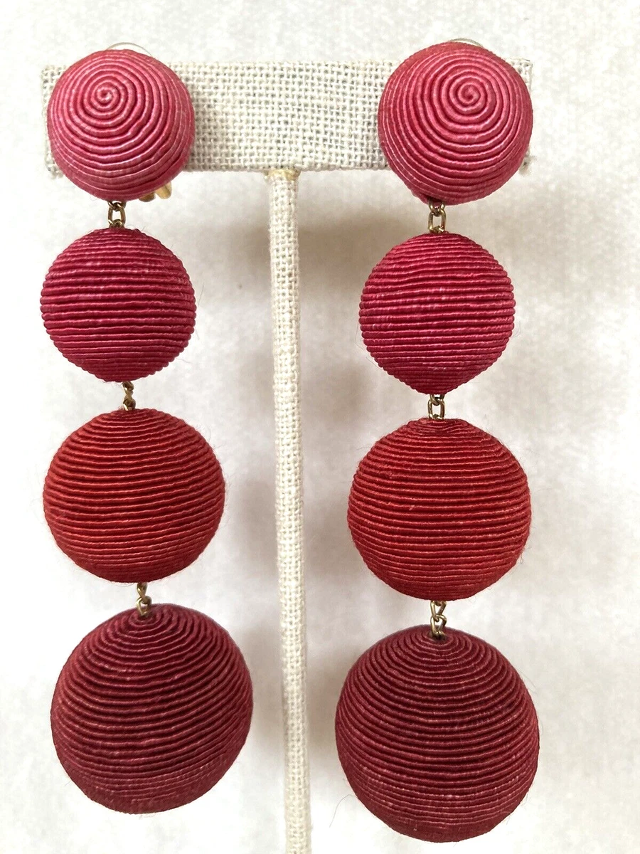 Rebecca de ravenel shop wood earrings