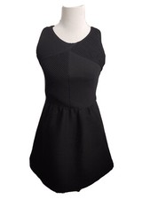 Candies Dress Woman’s Size Medium Black Sleeveless Little Black Dress Back Bow
