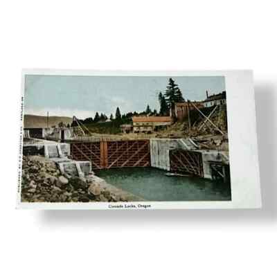 Postcard Cascade Locks Oregon Undivided Back Card C544