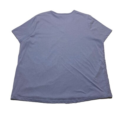 Haut Manches Courtes Adrian Delafield Taille L – Floral Jaune Orangé, Perles