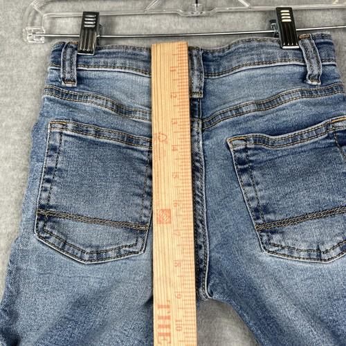 Cat & Jack Jeans Kids 6 Blue Medium Wash Faded Straight Leg Stretch 20x19 - Picture 9 of 12