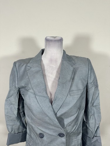 Michael Kors Women’s Blue Color 3/4 Sleeve Jacket Size 2 - Picture 2 of 7