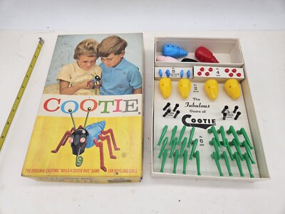 1949 Vintage The Game of Cootie Model 200 ~ Cootie Bugs 1949 Vintage The Game of Cootie Model 200 ~ Cootie Bugs